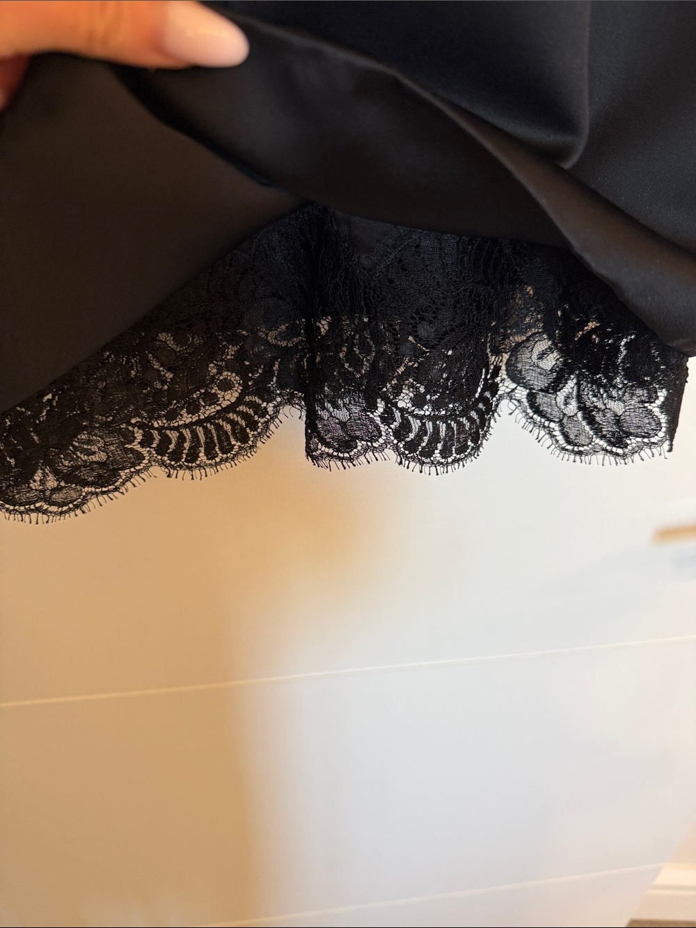 Dolce & Gabbana Black Mini Dress with 3D Floral Appliqués - Picture 3 of 4